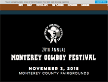 Tablet Screenshot of montereycowboy.org